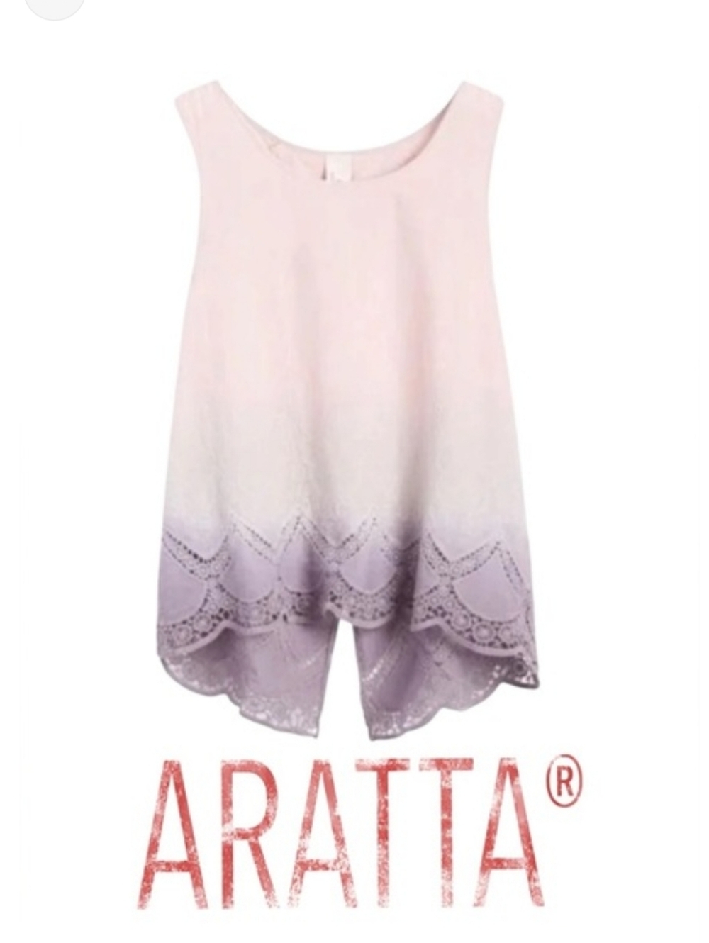 NWT Aratta Ombre Open Back Blouse. Medium